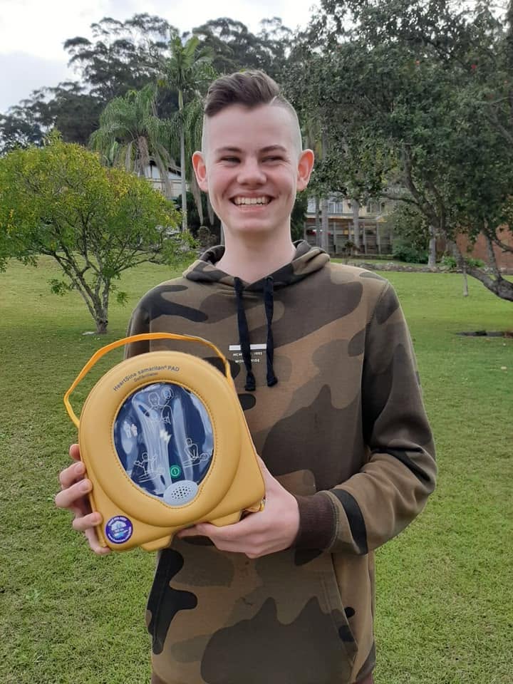 Community defibrillator donation